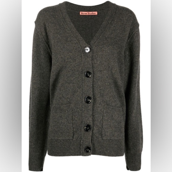 Acne Studios Wool and Cashmere Cardigan - Picture 1 of 7
